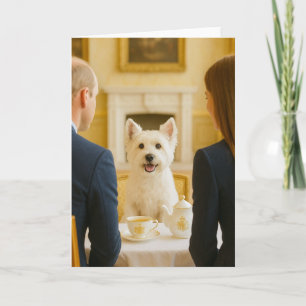 Tarjeta Tiempo de té con los reyes