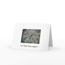 Tiempo otra vez .....