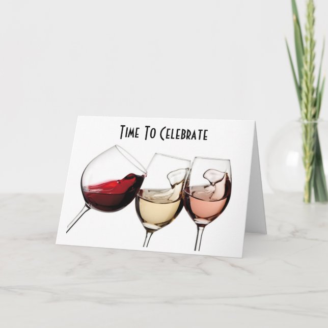 TARJETA TIEMPO PARA CELEBRAR *CUALQUIER EVENTO EN LA TARJE (Anverso)