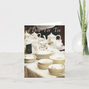Tarjeta Tiempo Para El Té #2