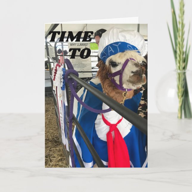 TARJETA TIEMPO PARA EMPEZAR "EL FIESTA" (Anverso)