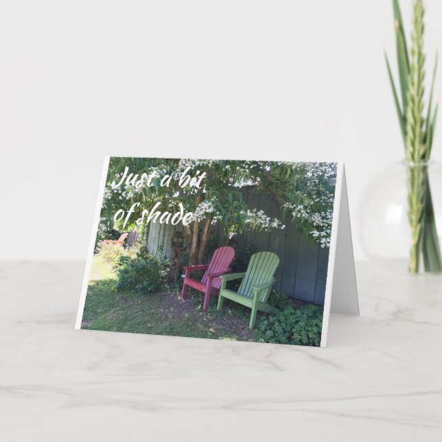 TARJETA TIEMPO PARA RELAJARSE Y DISFRUTAR DE SU "CUMPLEAÑO (Anverso)