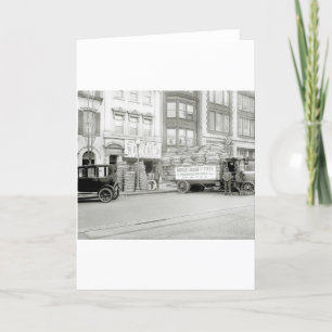 Tarjeta Tienda vieja del neumático, los años 20