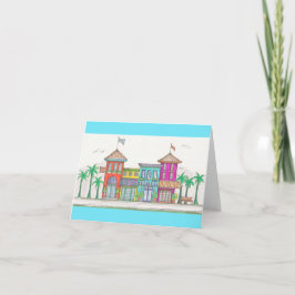 Tarjeta Tiendas tropicales Notecard