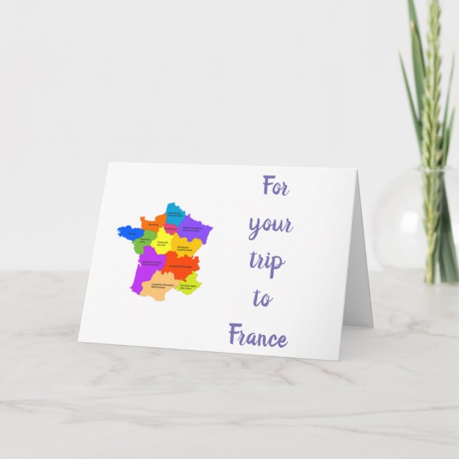 TARJETA TIENE UN "GRAN VIAJE" A *FRANCIA* (Anverso)