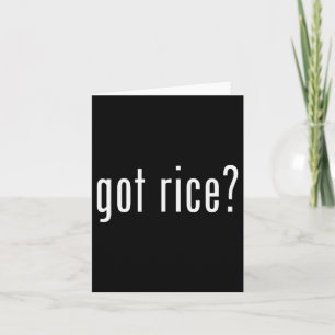Tarjeta Tienes Arroz Chiste Meme Asiático Divertido