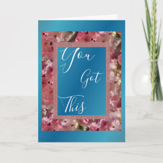 Tarjeta Tienes Inspirador Este Flástico De Primavera Rosa