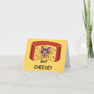 Tarjeta ¿Tienes queso?