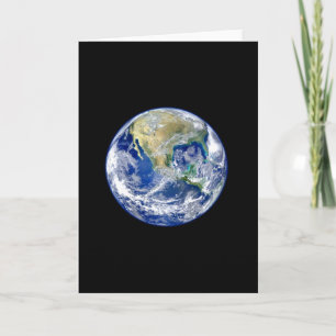 Tarjeta Tierra del planeta