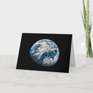 Tarjeta Tierra Tomada De La Nave Espacial Aollo 8.