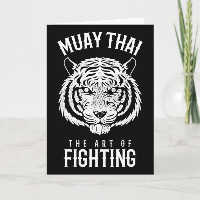 Tarjeta Tiger Muay Thai y kickboxing  (Anverso)