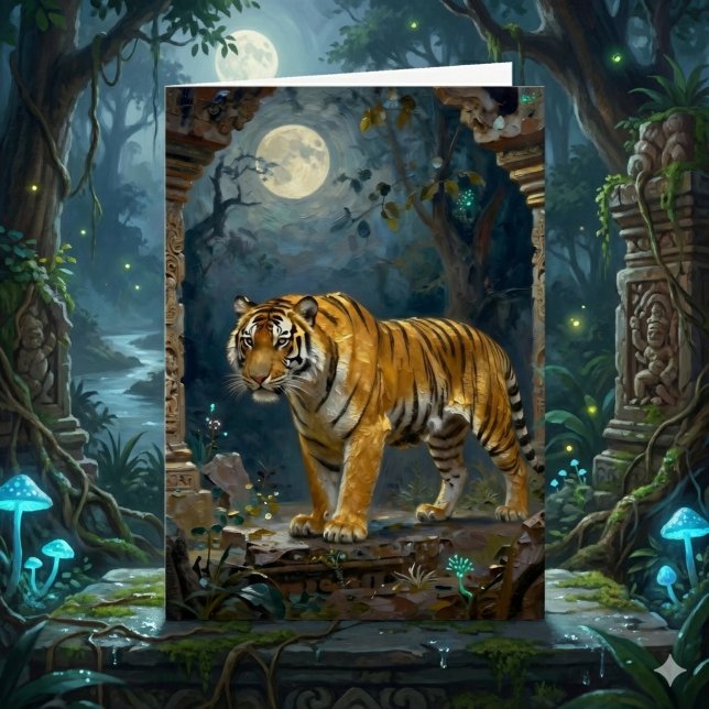 Tarjeta Tiger Themed | Happy Birthday (Subido por el creador)