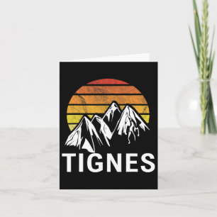Tarjeta Tignes Francia Estación de esquí de los Alpes Fran