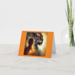 Tarjeta Tigre animal de espíritu 2