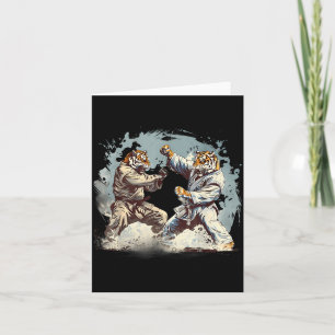 Tarjeta Tigre de Kickboxing Judo Kickboxing Taekwondo Tigr