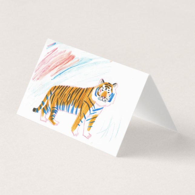 Tarjeta Tigre de papel (Anverso)