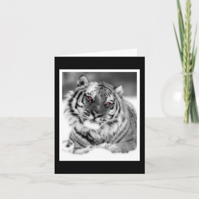 Tarjeta Tigre Ojo Rosa (Anverso)