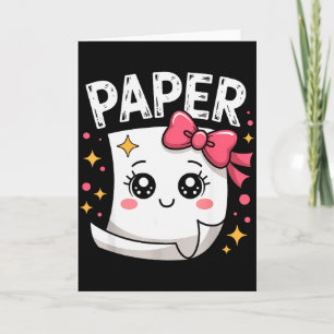 Tarjeta Tijeras de papel de Halloween Roca coincidente Cut