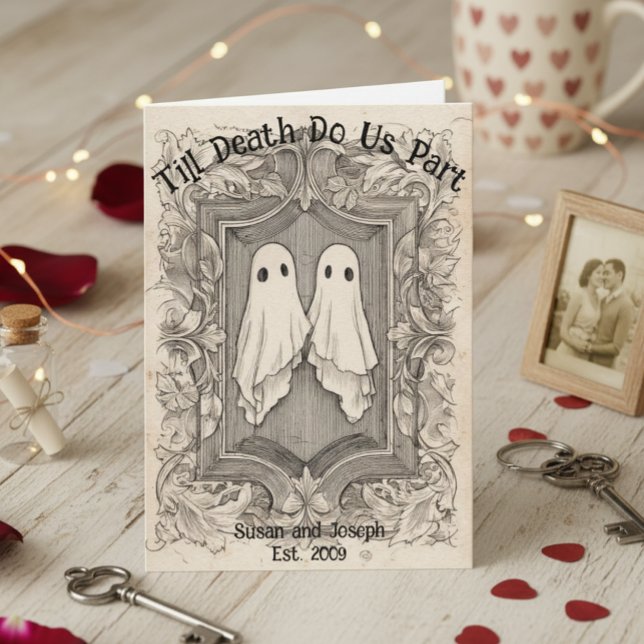 Tarjeta Till Death Do Us Part Ghosts Couples  (Subido por el creador)