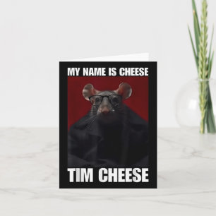 Tarjeta Tim Cheese - Meme de Brainrot