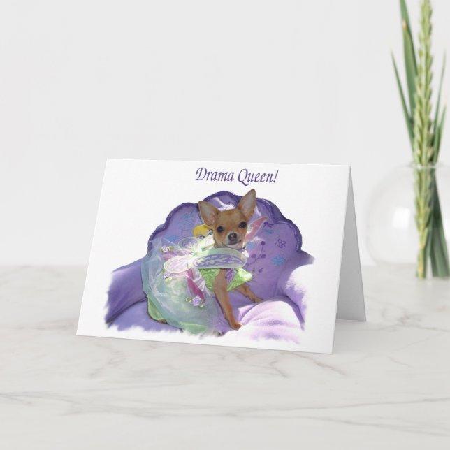 Tarjeta Tinkerbell, la "Reina del Drama!" (Anverso)