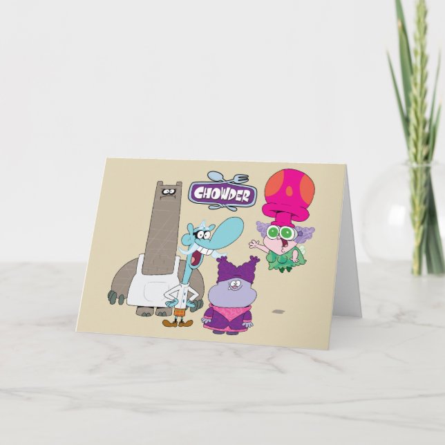 Tarjeta Tintzel, Mung, Chowder y Truffles (Anverso)