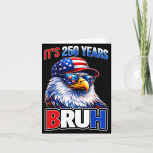 Tarjeta Tío 250 Años Americano 1776 2026 250º 4º Julio