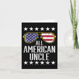 Tarjeta Tío Americano Día de la Independencia Día de los C