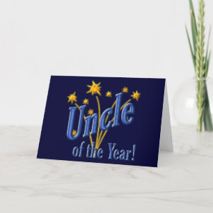 Tarjeta Tío del año