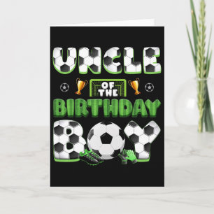 Tarjeta Tío Del Grupo De Fútbol Del Cumpleañito Partido Fa