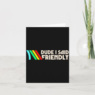 Tarjeta Tío, dije dicho de gamer divertido y amigable homb