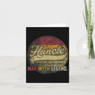 Tarjeta Tío Divertido Hombre La Leyenda El Padre