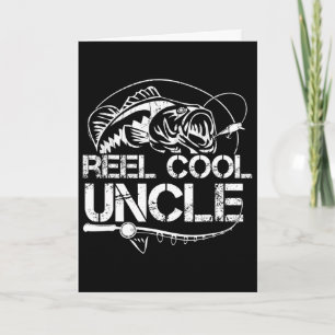 Tarjeta Tío Genial Pesca Día del Padre Regalo para Papá