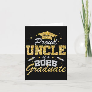 Tarjeta Tío Orgulloso De Un Graduado 2025 Senior Cl De 202