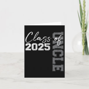 Tarjeta Tío Senior 2025 Orgulloso De Un Cl De Graduado 202