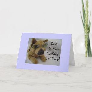 Tarjeta ¡Tipo es su cumpleaños!