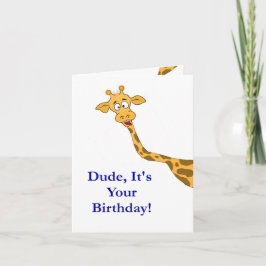 Tarjeta ¡Tipo, es su cumpleaños!