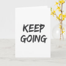 Tipografía motivacional sigue adelante trazo de pi