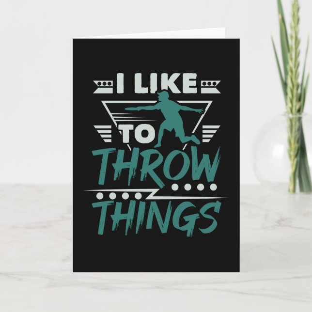 Tarjeta Tira de disco de golf (Anverso)