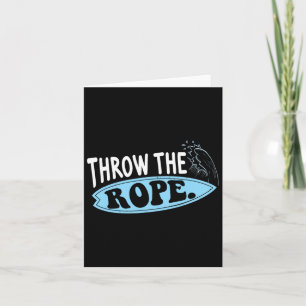 Tarjeta Tira El Grope Funny Wakesurfing Boat Wake Surf Bo