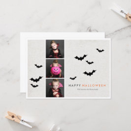Tarjeta Tira fotográfica de Halloween - Luz
