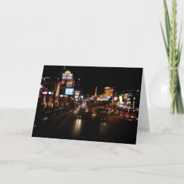 Tarjeta Tira Notecard de Viva Las Vegas