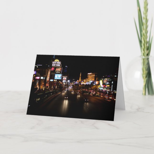 Tarjeta Tira Notecard de Viva Las Vegas (Anverso)