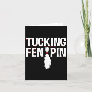 Tarjeta Tirando El Pin De Fen Para Los Jugadores De Bolich