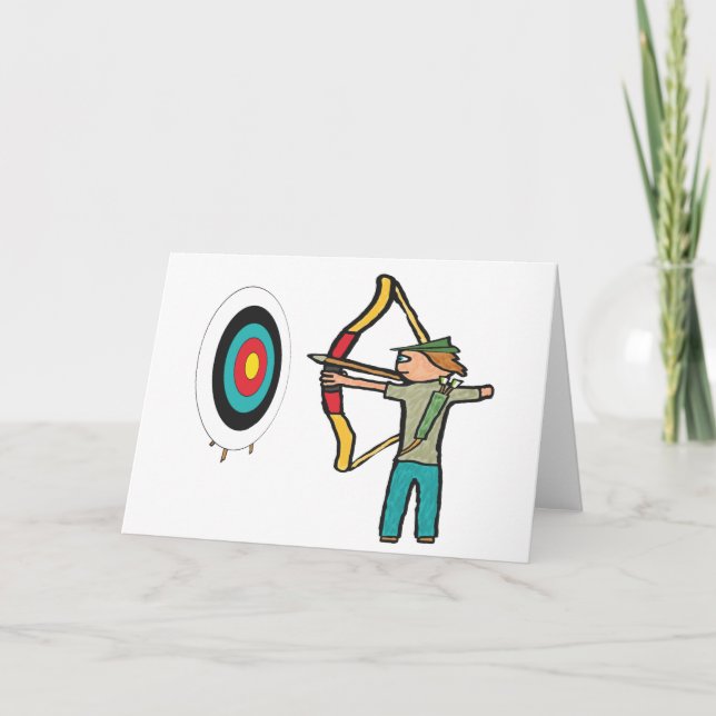 Tarjeta Tiro con arco (Anverso)