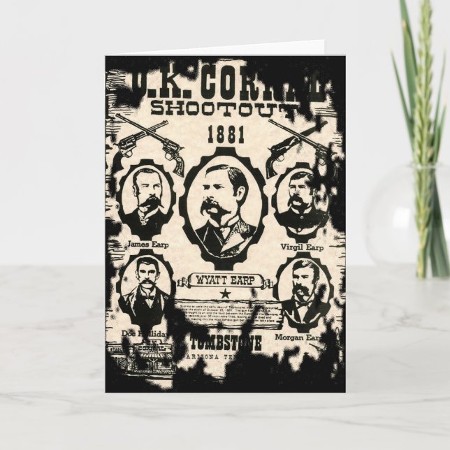 Tarjeta Tiroteo del OK Corral (Anverso)