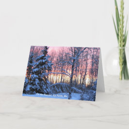 Tarjeta 'Tis la estación encima de las vacaciones de