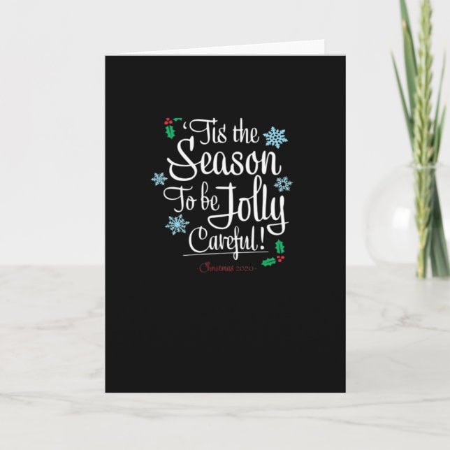 Tarjeta Tis Season To Saying (Anverso)