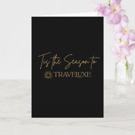 Tarjeta Tis the Season Black