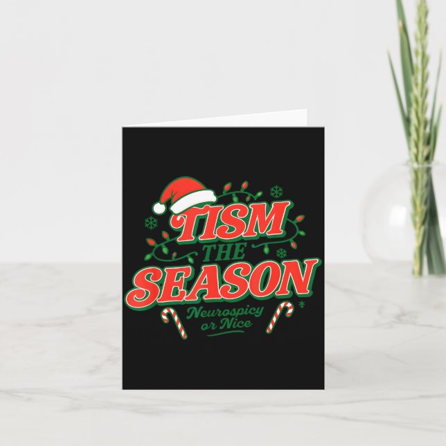 Tarjeta Tism The Season Neuroscy Or Nice  (Anverso)